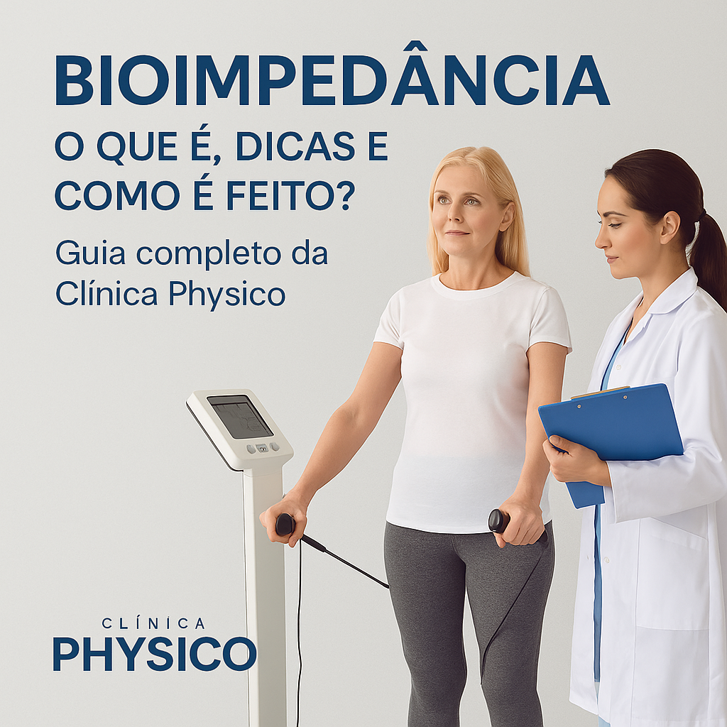 Bioimpedância o que é, dicas e como é feito Guia completo da Clínica Physico