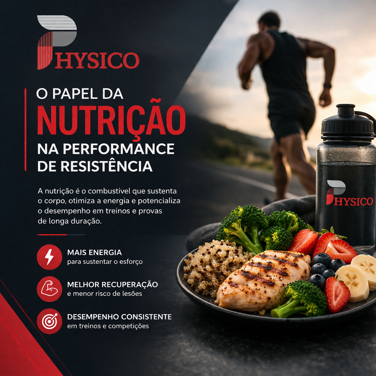 O Papel da Nutrição na Performance de Resistência - Clínica Physico