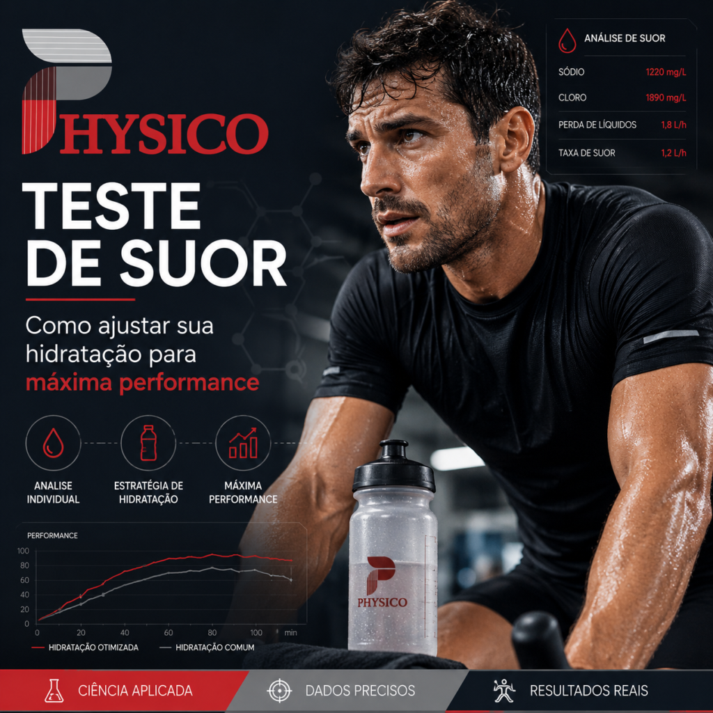 Teste de Suor Como ajustar sua hidratação para máxima performance - Clínica Physico